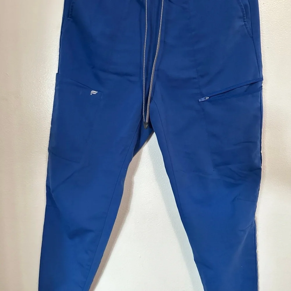 Fabletics Royal Blue Scrub Set S | Medical Uniform Two-Piece
